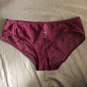 Burgundy Xhilaration Lace Intimate
